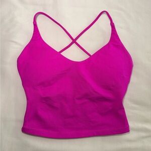 Vibrant Pink Strappy Top